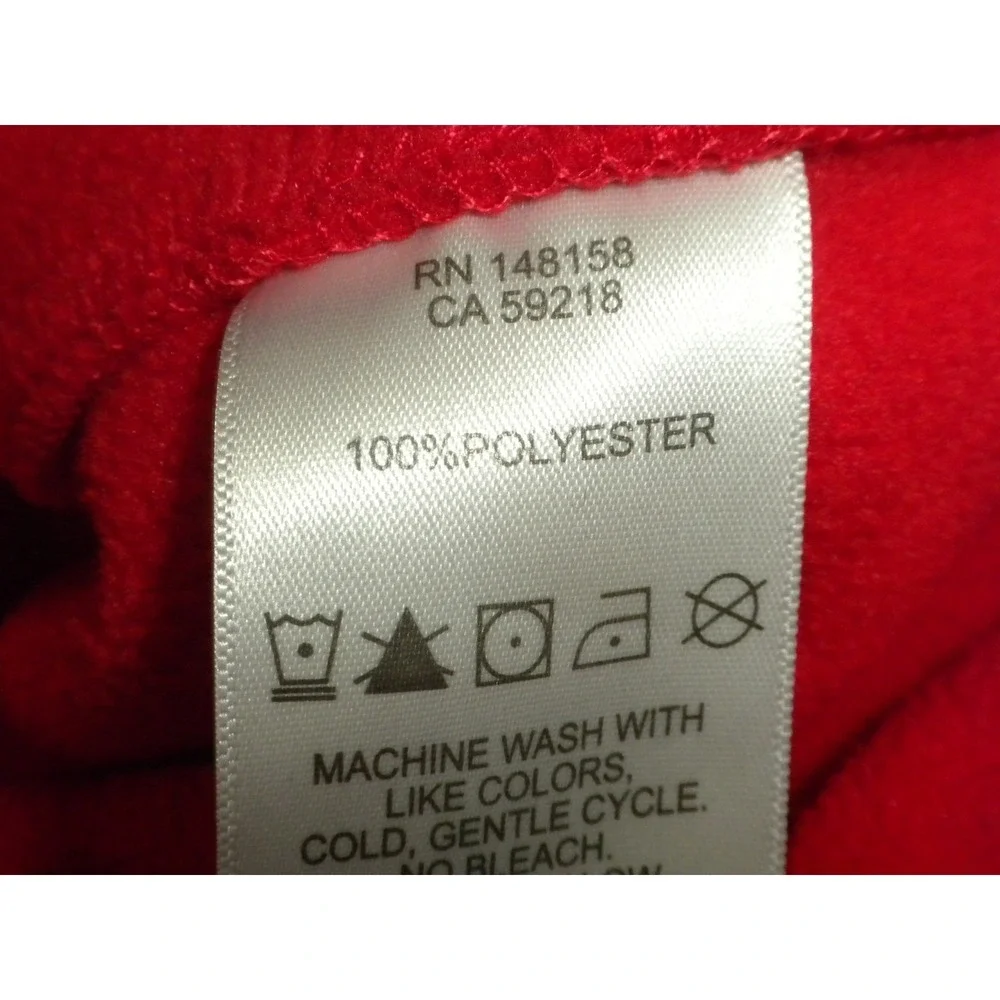 Pendleton‎ Vest Mens XL Red Fleece Full Zip Whisky Rodeo Western Cowboy Sweater